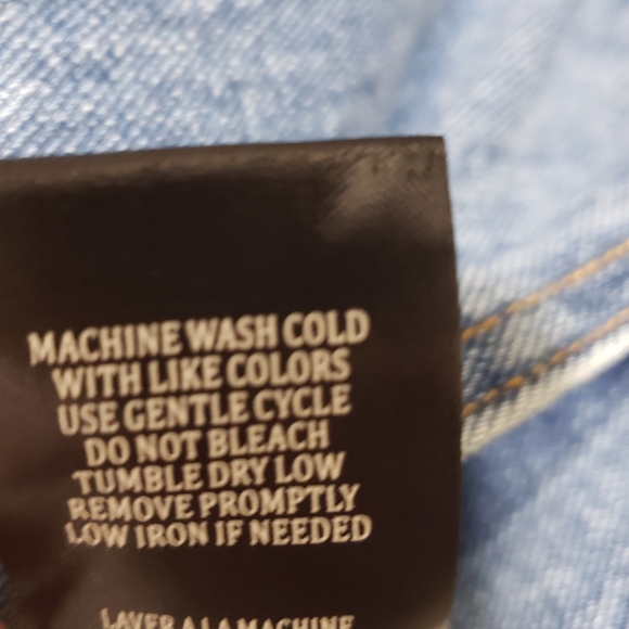 Blank NYC Reversible Denim Buffalo Check Jacket Women's Size XS NWT Red - Picture 12 of 12